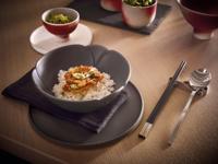 ROSENTHAL - Bloom Scarlet - Schaal op voet 13cm - thumbnail