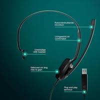 Sennheiser PC 7 USB Headset Bedraad Hoofdband Kantoor/callcenter USB Type-A Zwart - thumbnail