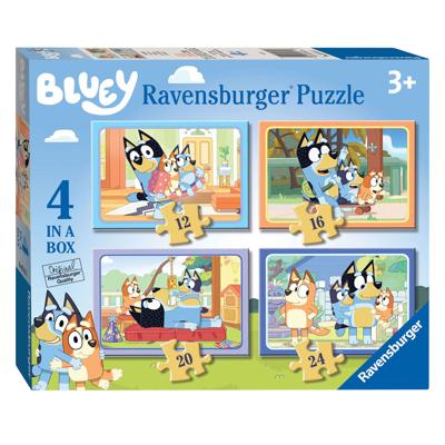 Ravensburger puzzel bluey 12-16-20-24 stukjes Ravensburger puzzel bluey 12-16-20-24 stukjes
