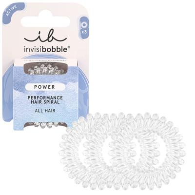 Invisibobble power crystal clear 3 stuks
