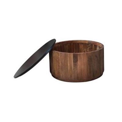 Old Inn - Salontafel box Rome Zwart groot Old Inn - Salontafel box Rome Zwart groot