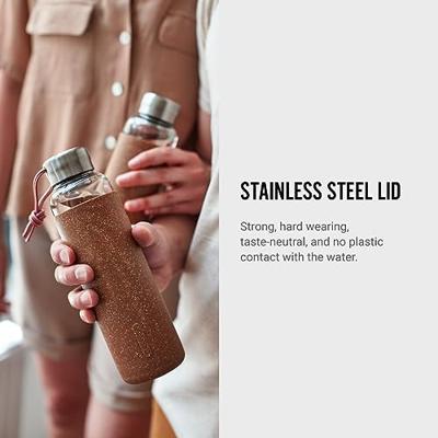 Black+Blum Glazen Waterfles - 0.6Ltr - Leisteen Black+Blum Glazen Waterfles - 0.6Ltr - Leisteen