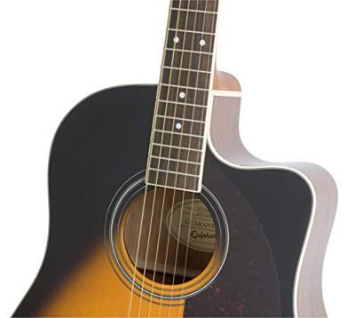 Epiphone J-45 EC Studio Vintage Sunburst elektrisch-akoestische westerngitaar - thumbnail