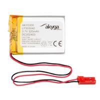 3,7 V 320 mAh batterij batterij LP303040 lithium-polymeer AKYGA AKY0300 Li-Po batterij PCM JST 2-polige aansluiting 2,54 15 cm - thumbnail