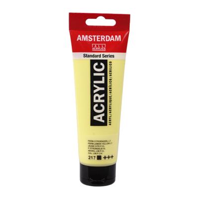 Royal Talens Amsterdam Standard Series Acrylverf Tube 120 ml - Permanentcitroengeel Licht 217