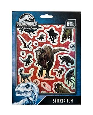 Undercover Jurassic world stickerset