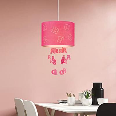 Light depot - lampenkap Letters kinderkamer Ø 30 cm - fuchsia - Outlet