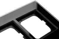 Busch-Jaeger 2CKA001754A4323 Frame Frame 2-voudig Carat Zwart 1 stuk(s) - thumbnail