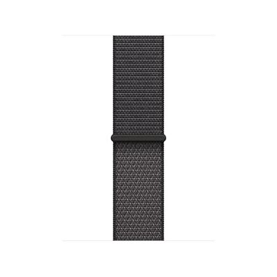Apple Watch Band - Geweven sportbandje - 40 mm - Donkergrijs - Eén maat voor de meeste polsen