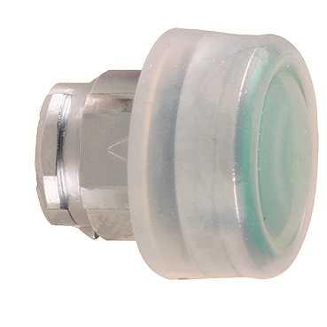 Schneider Electric ZB4BP3 Harmony ZB4BP3 Druktoets Met beschermkap, Bedieningsknop vlak 1 knop Groen Druk-ontgrendeling 1 stuk(s)