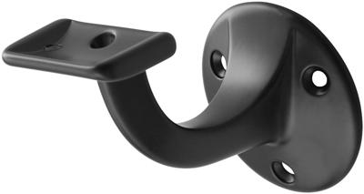 Hermeta 3502-70 leuninghouder vlak 65 mm zwart