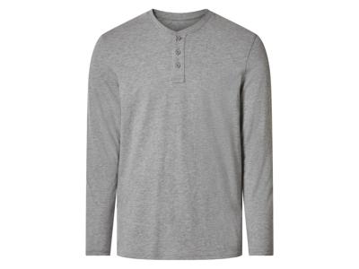 esmara Men Heren longsleeve (Grijs/patroon, S) esmara Men Heren longsleeve (Grijs/patroon, S)