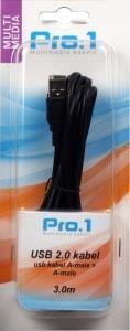 Enzo Pro-1 USB kabel A-male -> A-male 3 meter - 9280212 Enzo Pro-1 USB kabel A-male -> A-male 3 meter - 9280212