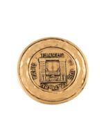 Chanel Pre-Owned C Logos medallion corsage brooch - GOLD - thumbnail