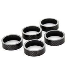 Hzb spacers 28.6 mm 1-1/8 inch oversized 10 mm carbon 5 stuks 6500032