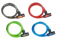 Masterlock Keyed armoured cable 1m x Ø 18mm w/4 keysvinyl cover - colours : blac - 8228EURDPRO - thumbnail