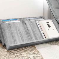 Bijzetkast Grijs Sonoma 90 x 57,5 x 42 cm Bewerkt hout - thumbnail