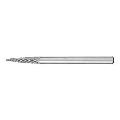 PFERD TOOLS 21222683 Freesstift Hardmetaal Spitsboog Lengte 43 mm Afmeting, Ø 3 mm Werklengte 13 mm Schachtdiameter 3 mm 1 stuks