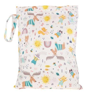 Blümchen wetbag (4 luiers) Vrolijke Eland