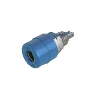 SKS Hirschmann BIL 20 Laboratoriumbus Bus, inbouw verticaal Stift-Ø: 4 mm Blauw 1 stuk(s) - thumbnail