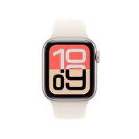 Apple Watch SE 3 GPS - 40 mm - Starlight aluminium kast - Starlight sportband - S/M - thumbnail