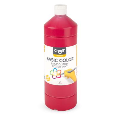 Plakkaatverf Creall basic donkerrood 1000ml