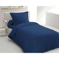 LOVELY HOME DEKBEDSET - 140x200 cm - 100% KATOEN - BLAUW - thumbnail