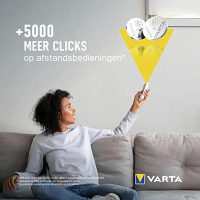 Varta CR2032 lithium knoopcel batterij 3V blister(2) - 3240362