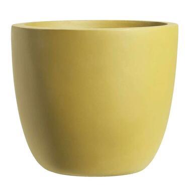Bloempot Niels - geel - 30x35 cm