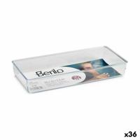 Ladevakken Berilo CH99113 Transparant Plastic 15,5 x 5,5 x 34,5 cm Multifunctioneel (36 Stuks) - thumbnail
