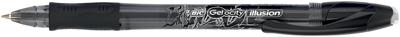 Gelschrijver bic gelocity illusion m zwart
