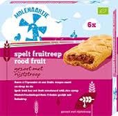 Molenaartje Spelt fruitreep rood fruit bio 180 Gram