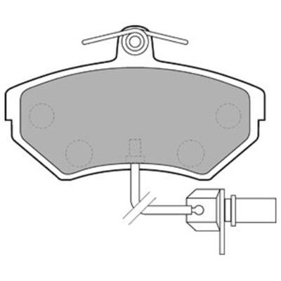 Remblokkenset, schijfrem LP1631