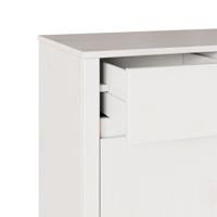Dressoir Drammen Wit 79 x 43 x 75.5 cm Massief grenenhout - thumbnail