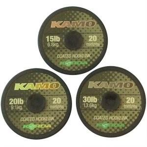 Korda Kamo coated Hooklink 20m 15 lb