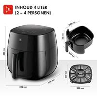 Zwilling Air Fryer 4 Liter Zwart - thumbnail
