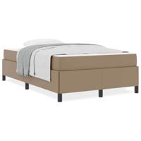 Bedframe met matras Cappuccino 120 x 190 cm Kunstleer - thumbnail
