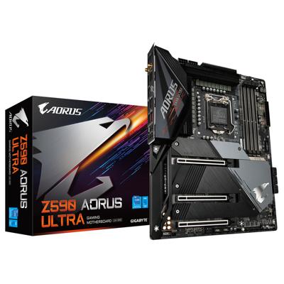 GIGABYTE Z590 ULTRA, socket 1200 moederbord RAID, Gb-LAN, WLAN, BT, Sound, ATX