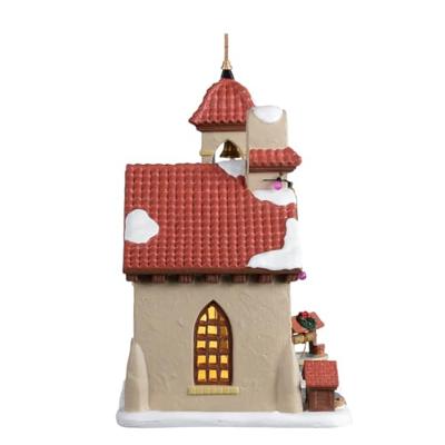 Lemax san santiago parish verlichte kerk Caddington Village 2022