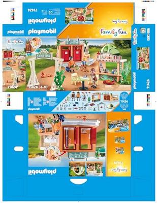 PLAYMOBIL 71424 Camping - World of Camping - met functionele douche en accessoires - Vanaf 4 jaar