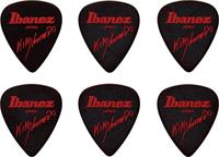 Ibanez B1000KL-BK Kiko Loureiro signature plectrums 1.2 mm - 6 pack - zwart - thumbnail