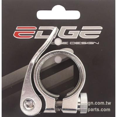 Edge Zadelpenklem ø31,8 mm aluminium met snelspanner - zilver