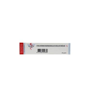 Fagron Chloorhexidinegluconaatcreme 1% 30 Gram Fagron Chloorhexidinegluconaatcreme 1% 30 Gram