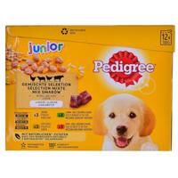 PEDIGREE Junior Selection Mix - Nat hondenvoer - 12x100 g - thumbnail