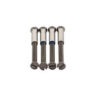 Intersteel 4 Patentboutjes m4x38 mm met hulsjes m4 - RVS - thumbnail