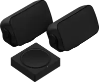 SONOS Combi deal Sonos Outdoor Sonance (Paar) + AMP - Zwart - thumbnail