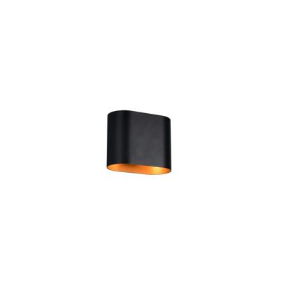 Trio OpbouwspotAlani zwart met goud - 266100180