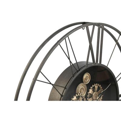 Muurklok Home ESPRIT Donkerbruin Metaal 80 x 8 x 80 cm