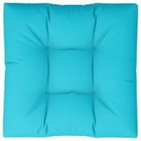 VidaXL Palletkussen 80x80x12 cm stof turquoise - thumbnail