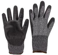 Centi Tuinhandschoenen profiklasse CAT-2 met maximale bescherming voor Dames Zwart - thumbnail